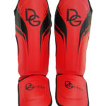 Deba Schienbeinschoner aus Leder Kickboxen MMA  Shin Guard