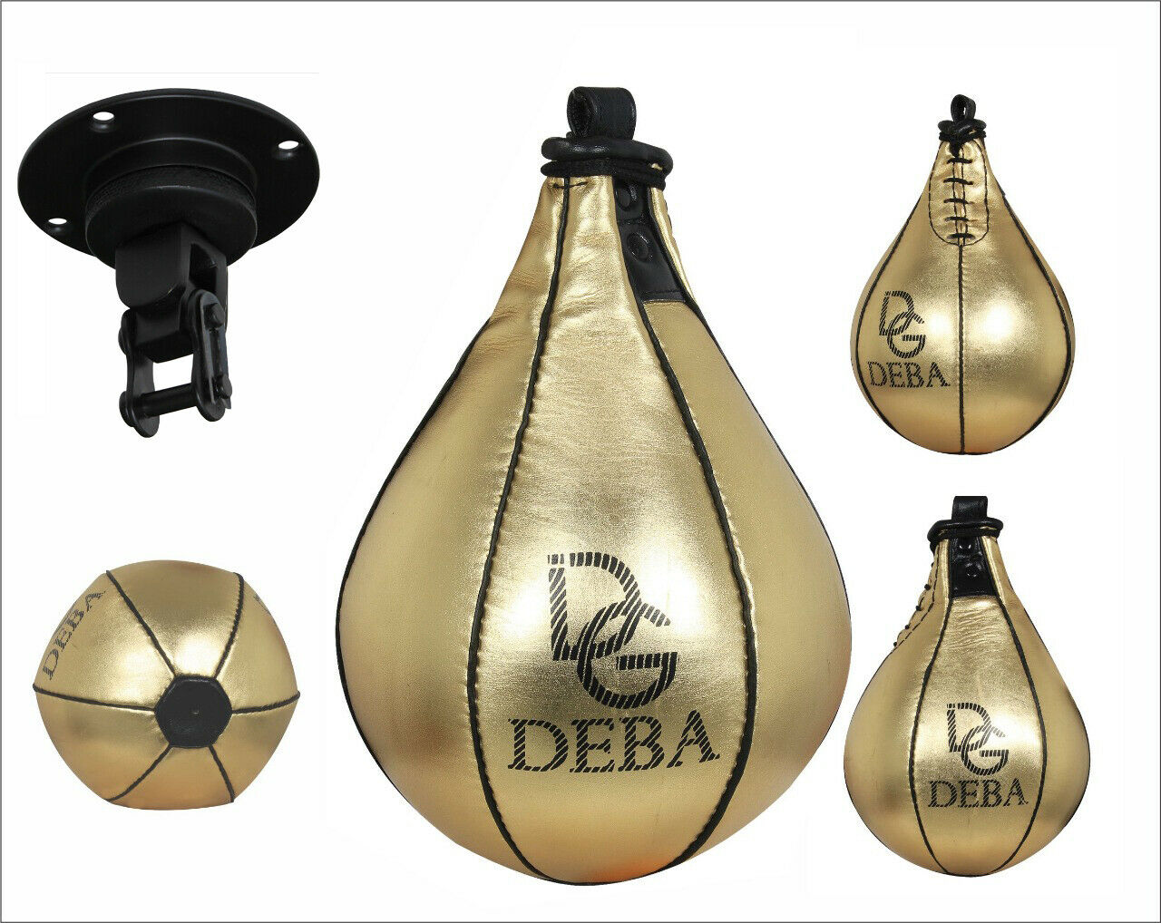 Deba Mexican Art Doppelendball Leder Speedball Boxbirne Boxsack DE 